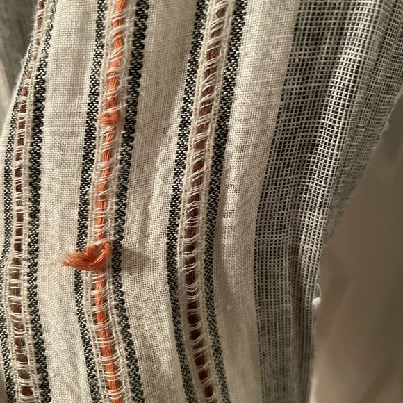 CP Shades Striped Linen Tunic Free People Beach - Picture 11 of 12